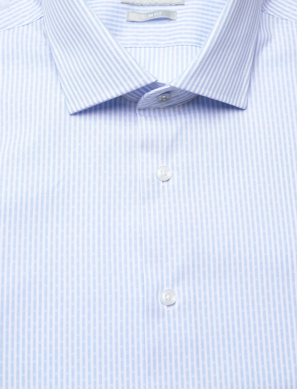 Michael Kors - DOBBY STRIPE SLIM SHIRT - formal shirts - light blue - 2