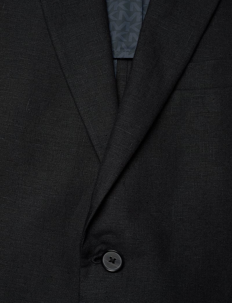 Michael Kors - PURE LINEN BLAZER - Ühe rinnatisega pintsakud - black - 2