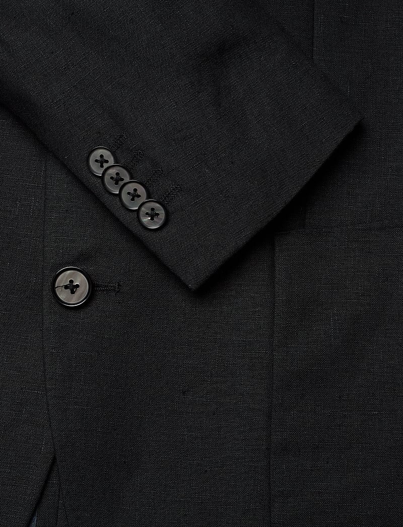 Michael Kors - PURE LINEN BLAZER - Ühe rinnatisega pintsakud - black - 3