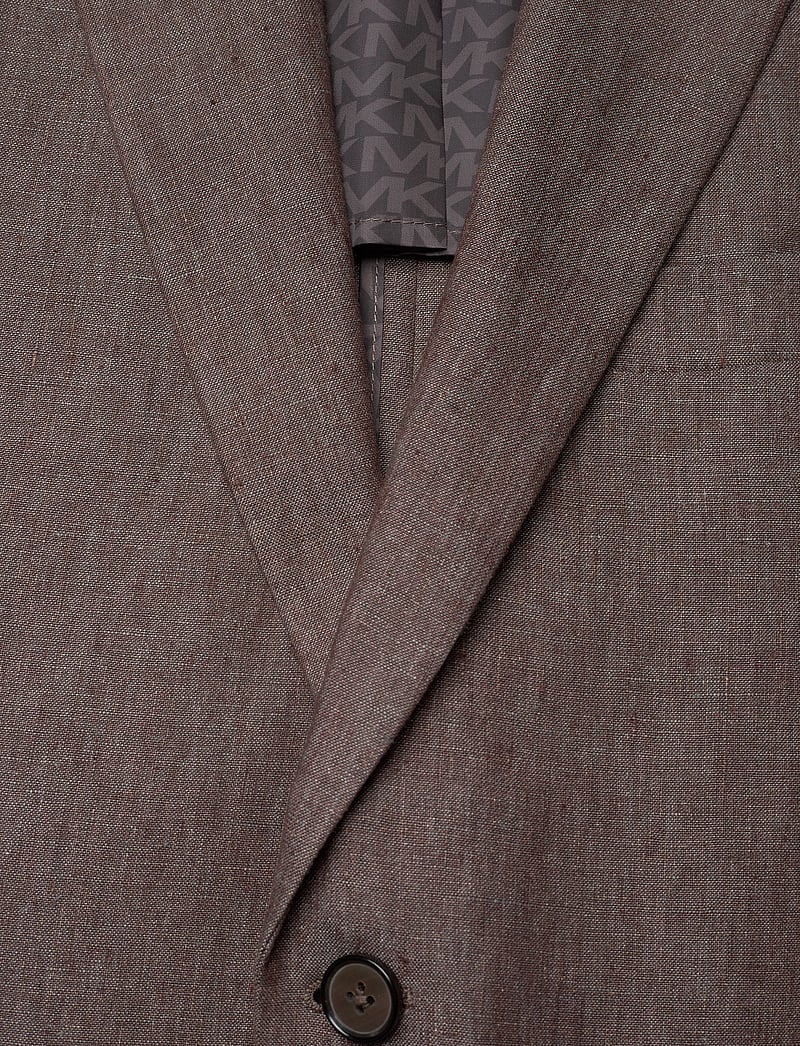 Michael Kors - PURE LINEN BLAZER - single breasted blazers - brown - 2