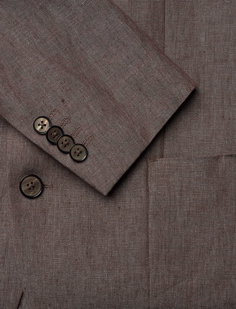 Michael Kors - PURE LINEN BLAZER - single breasted blazers - brown - 3