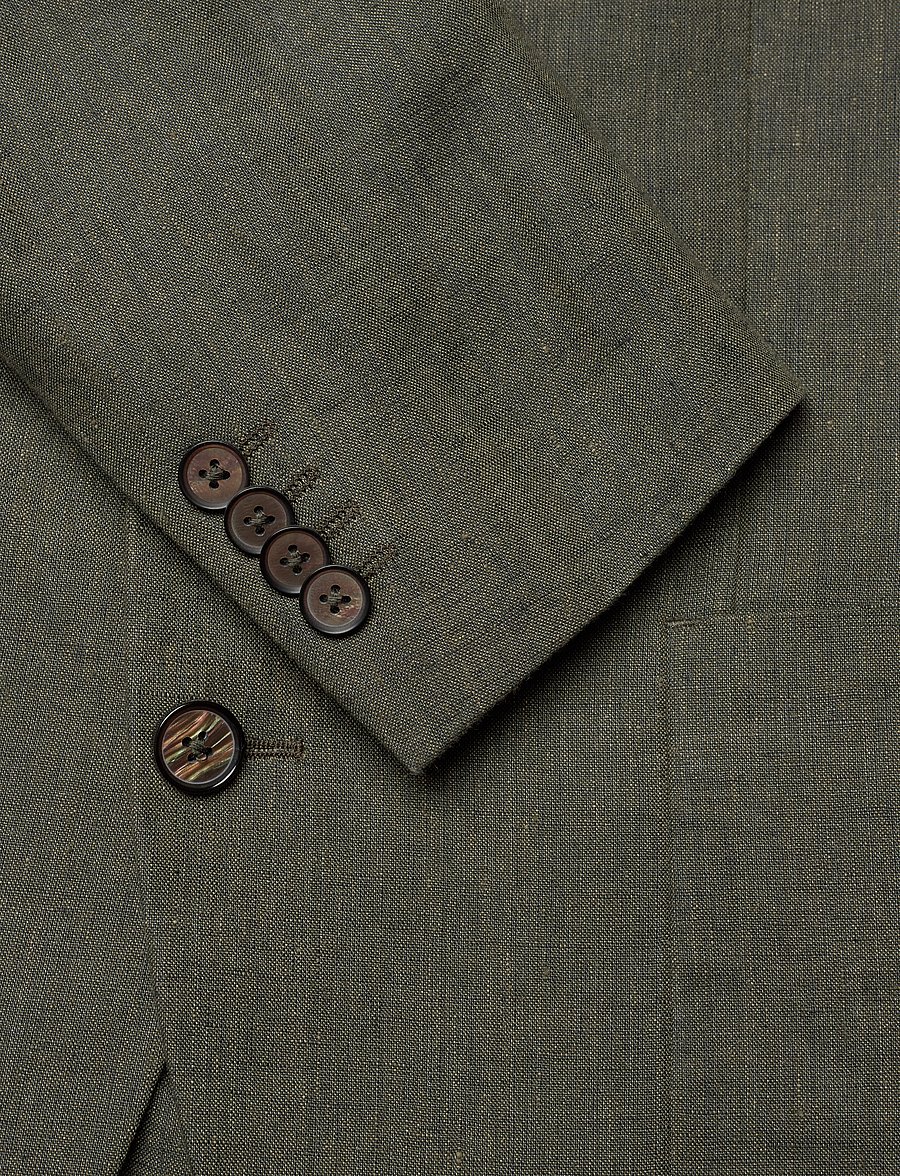 Michael Kors - PURE LINEN BLAZER - dark olive - 3