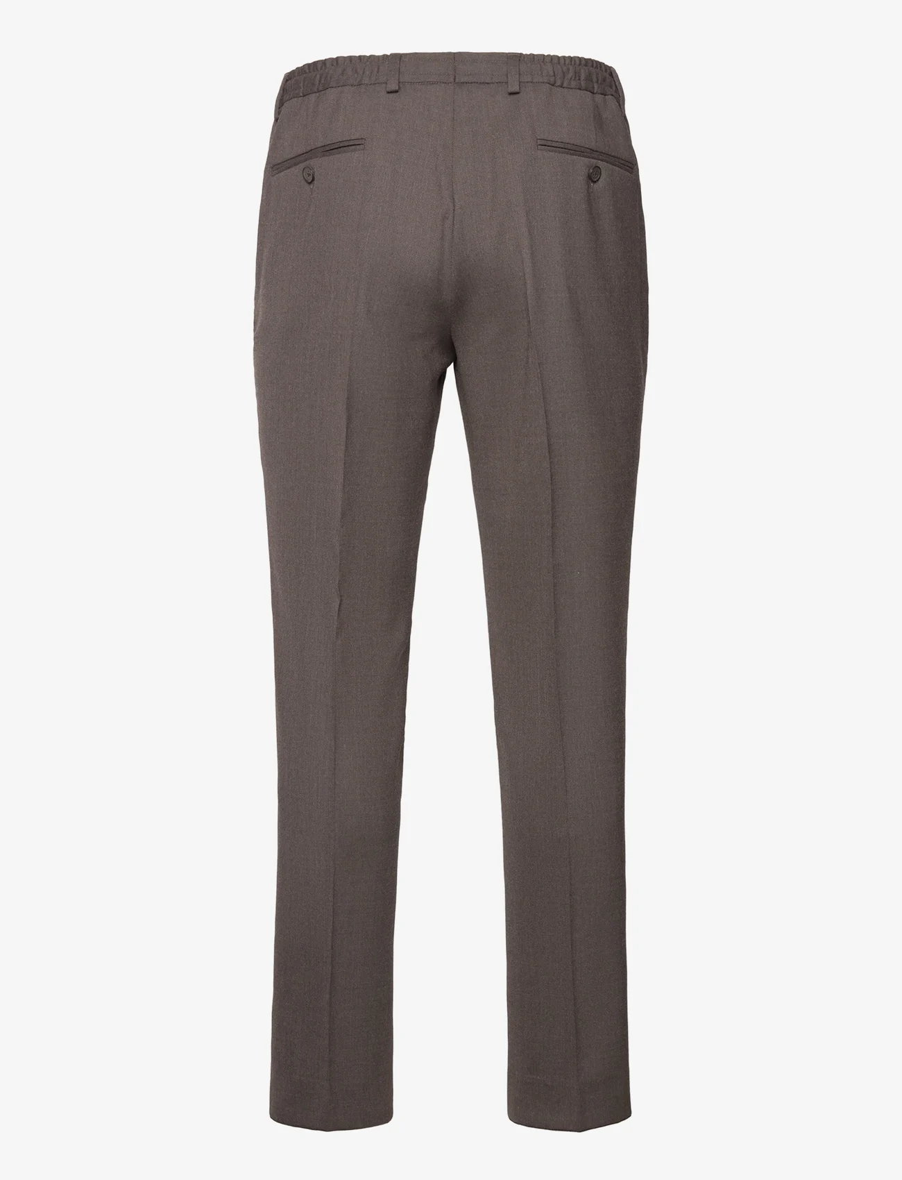 Michael Kors - FLANNEL PANT - kostiumo kelnės - brown - 1