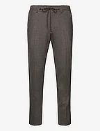MULTI  COLOR STRUCTURED PANT - BROWN