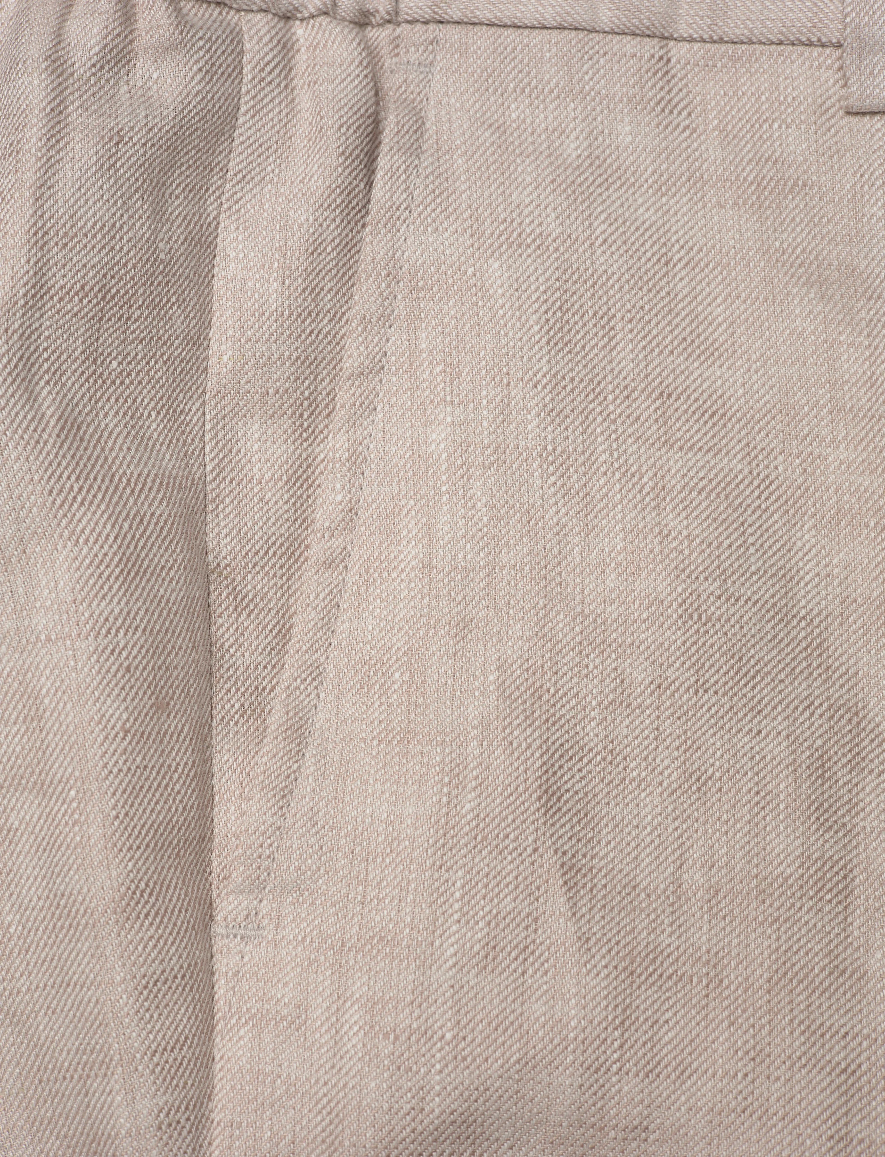 Michael Kors - PURE LINEN PANT - khaki - 4