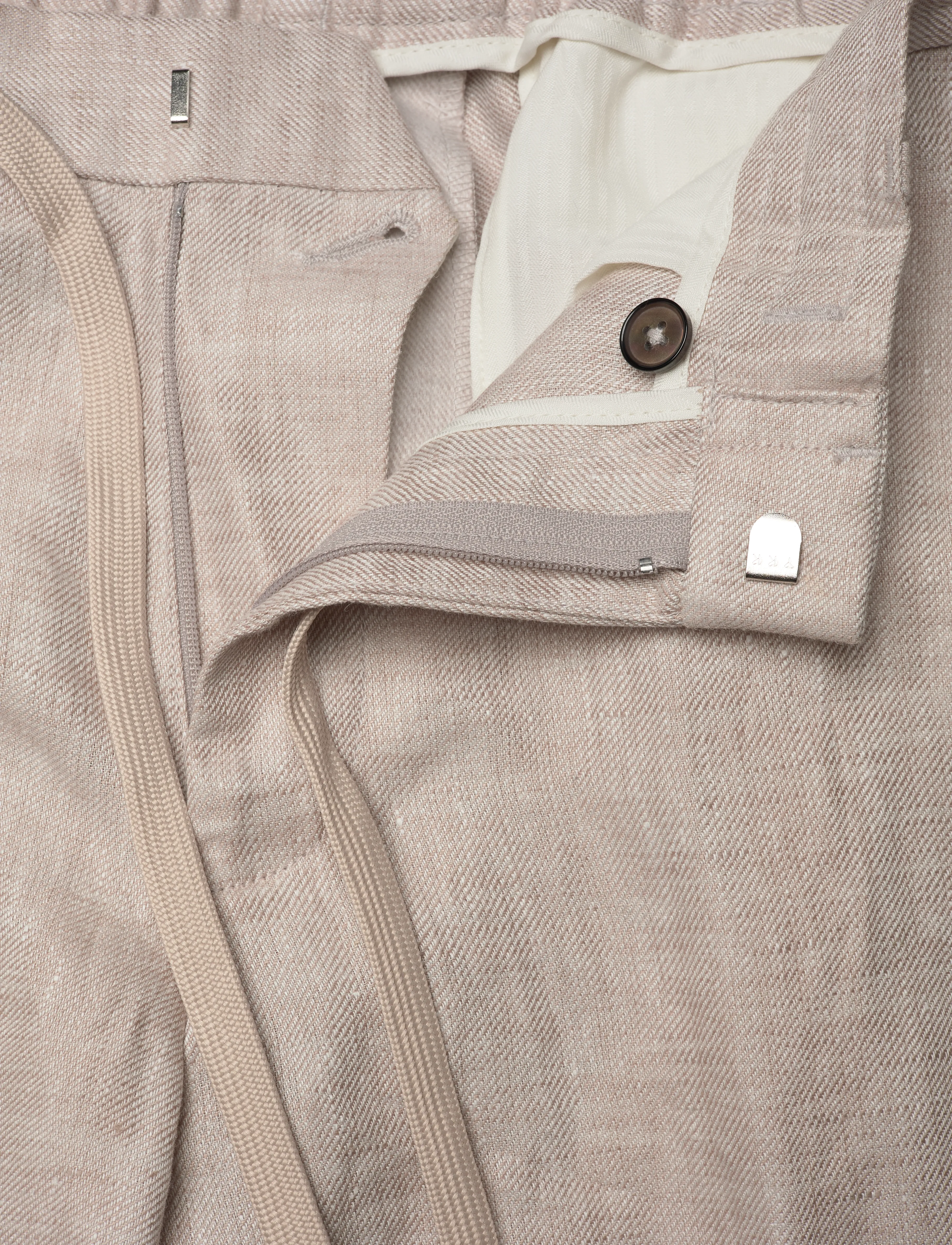 Michael Kors - PURE LINEN PANT - khaki - 5