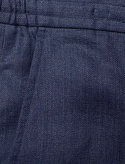 Michael Kors - LINEN FINE HERRINGBONE PANT - linen trousers - denim - 2