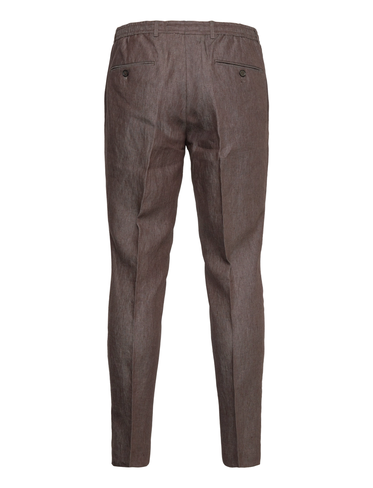 Michael Kors - PURE LINEN PANT DRAWSTRING - brown - 1