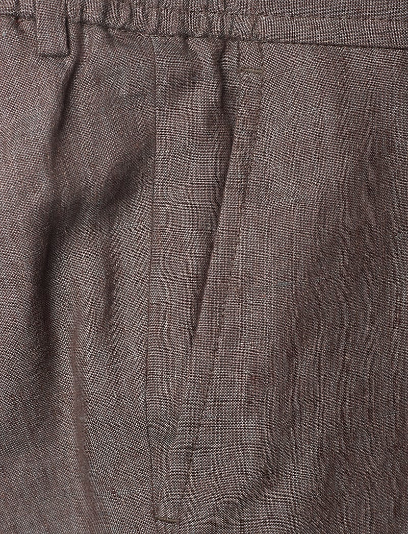 Michael Kors - PURE LINEN PANT DRAWSTRING - linased püksid - brown - 2