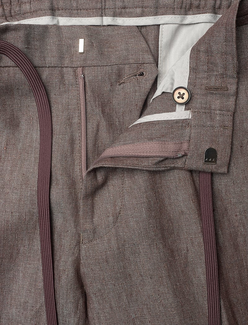 Michael Kors - PURE LINEN PANT DRAWSTRING - linased püksid - brown - 3