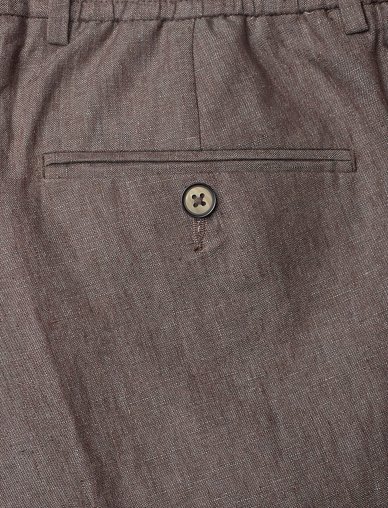 Michael Kors - PURE LINEN PANT DRAWSTRING - linased püksid - brown - 4