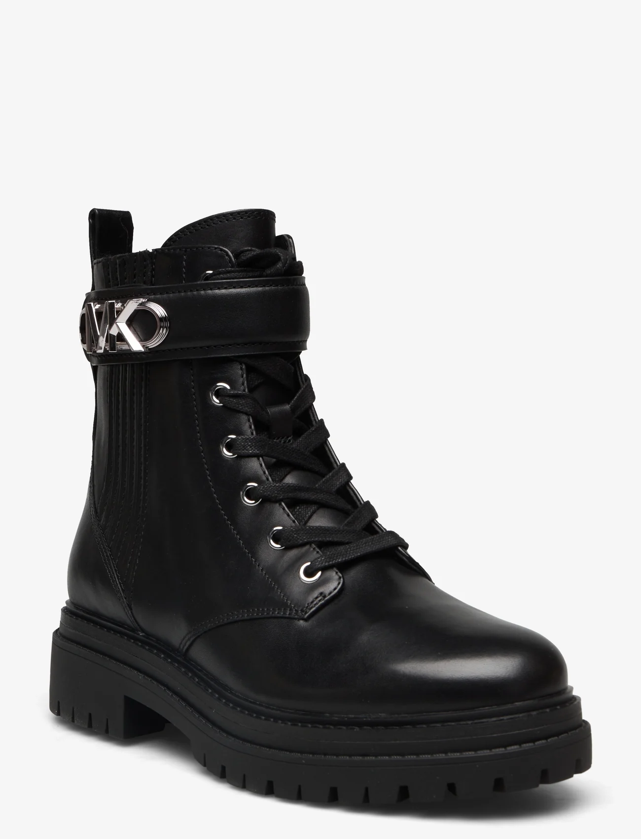 Michael Kors - PARKER ANKLE BOOTIE - laced boots - black - 0