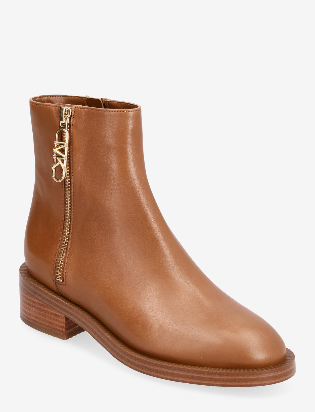 Tan flat 2025 ankle boots