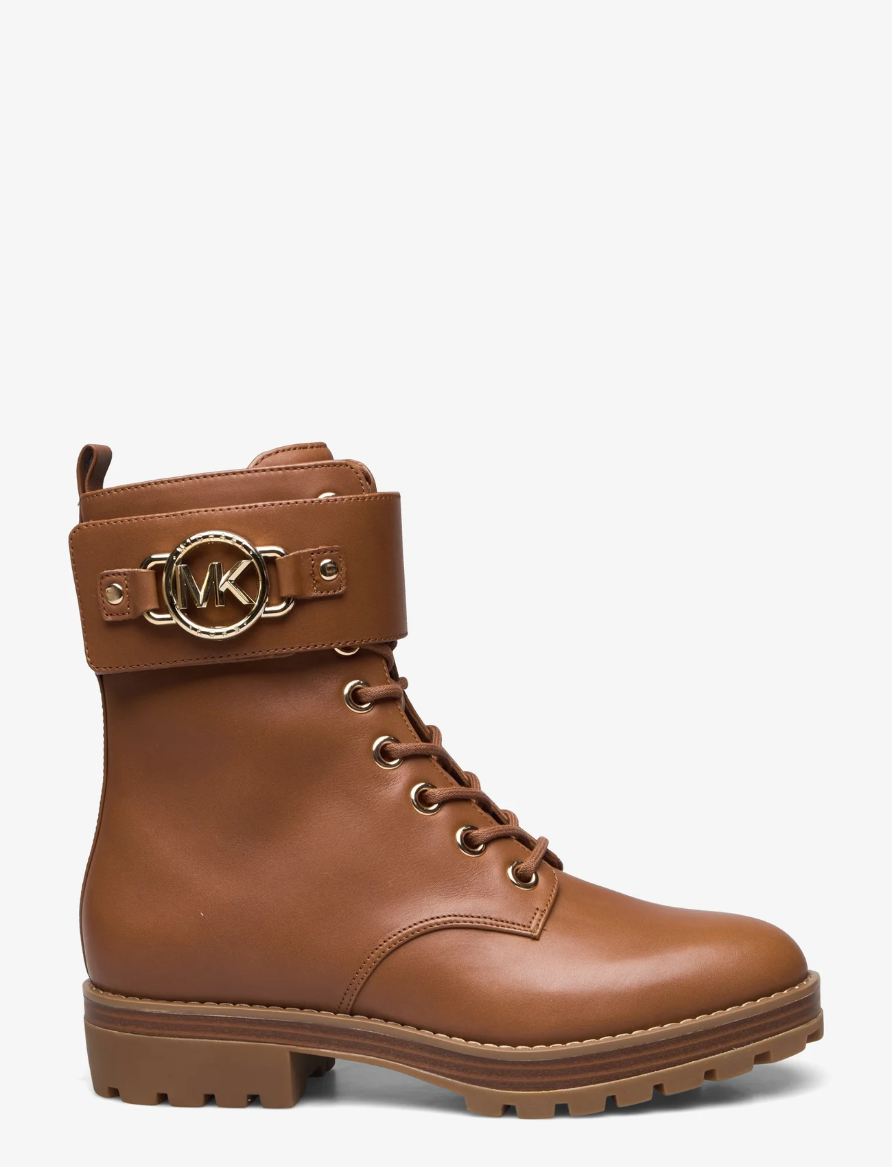 Michael Kors - RORY LACE UP BOOTIE - kängor - luggage - 1