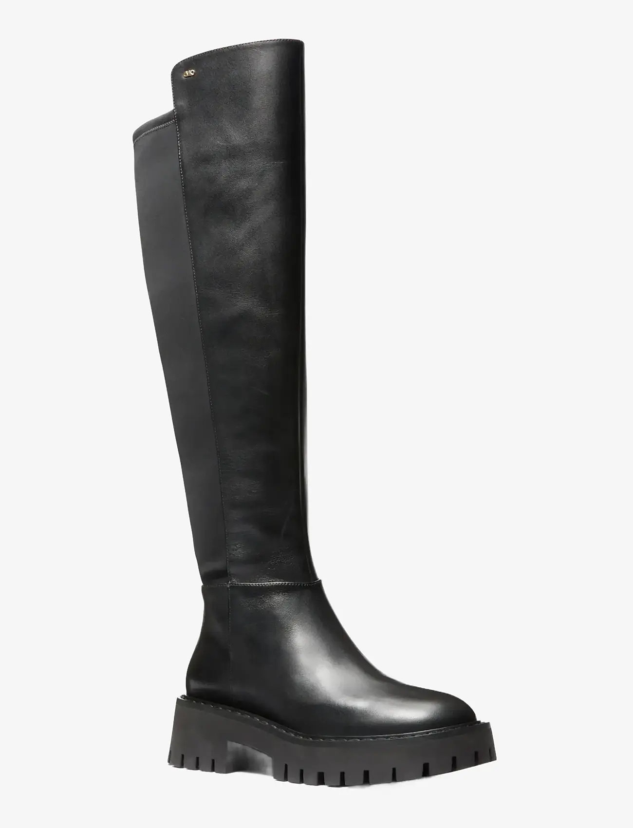 Michael Kors - ASHER BOOT - pitkävartiset saappaat - black - 0