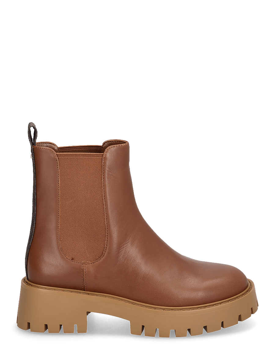 Michael Kors - ASHER FLAT BOOTIE - chelsea boots - brn/luggage - 1