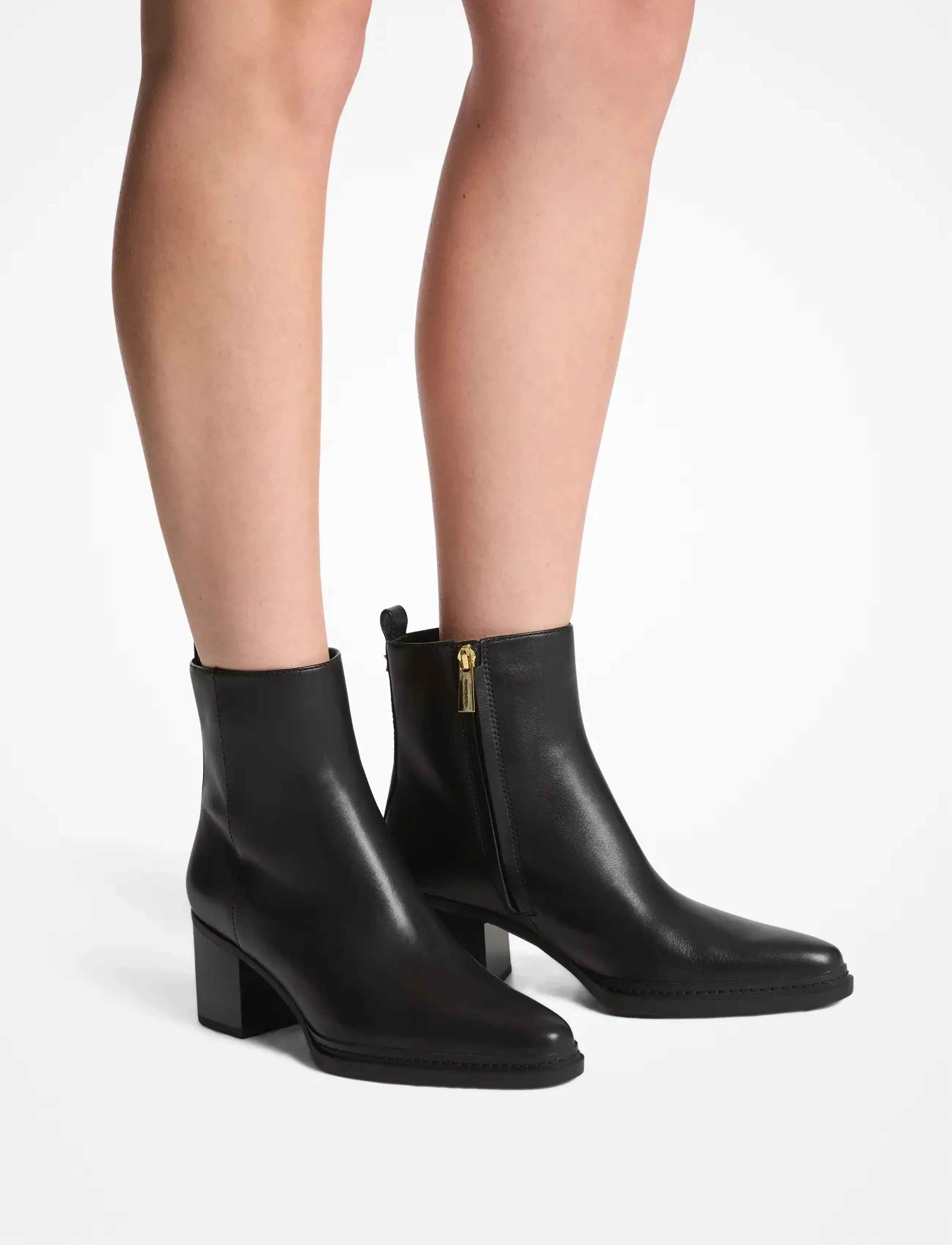 Michael Kors - LEX BOOTIE - kontsaga poolsaapad - black - 0
