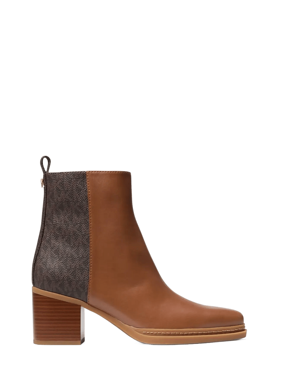 Michael Kors - LEX BOOTIE - kontsaga poolsaapad - brn/luggage - 0