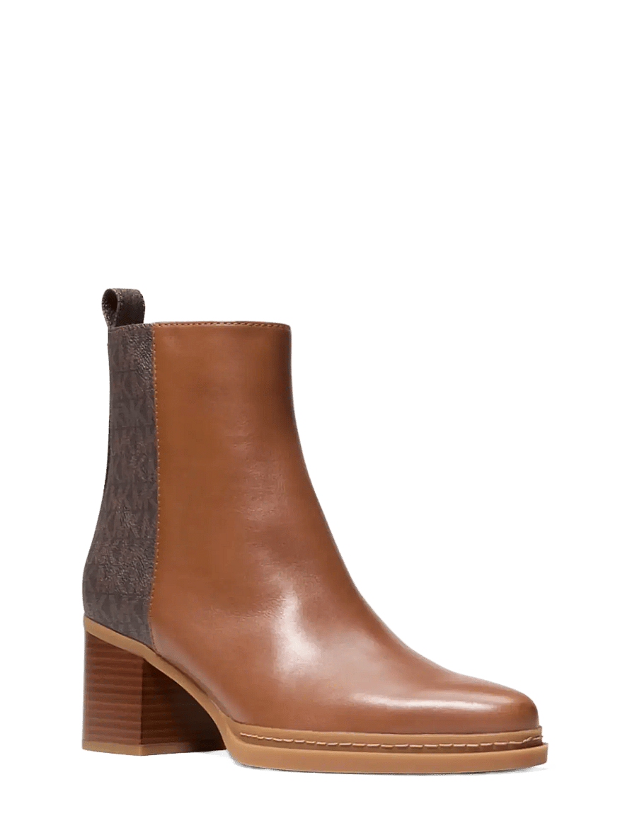 Michael Kors - LEX BOOTIE - kontsaga poolsaapad - brn/luggage - 1