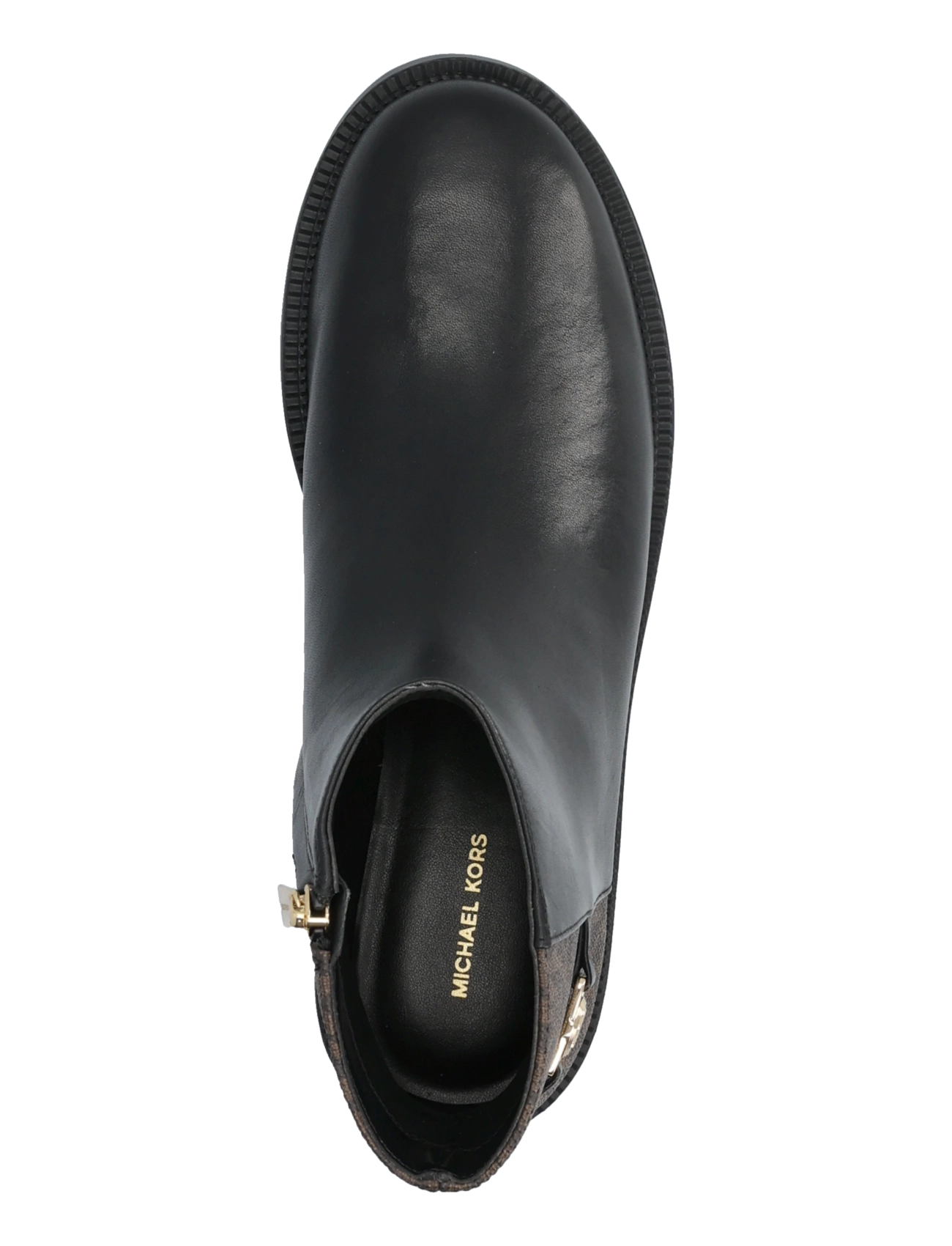 Michael Kors - MANDY BOOTIE - flade ankelstøvler - brown/blk - 3