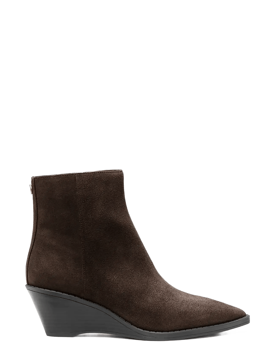 Michael Kors - AUSTIN WEDGE BOOTIE - stiefeletten mit absatz - chocolate - 0