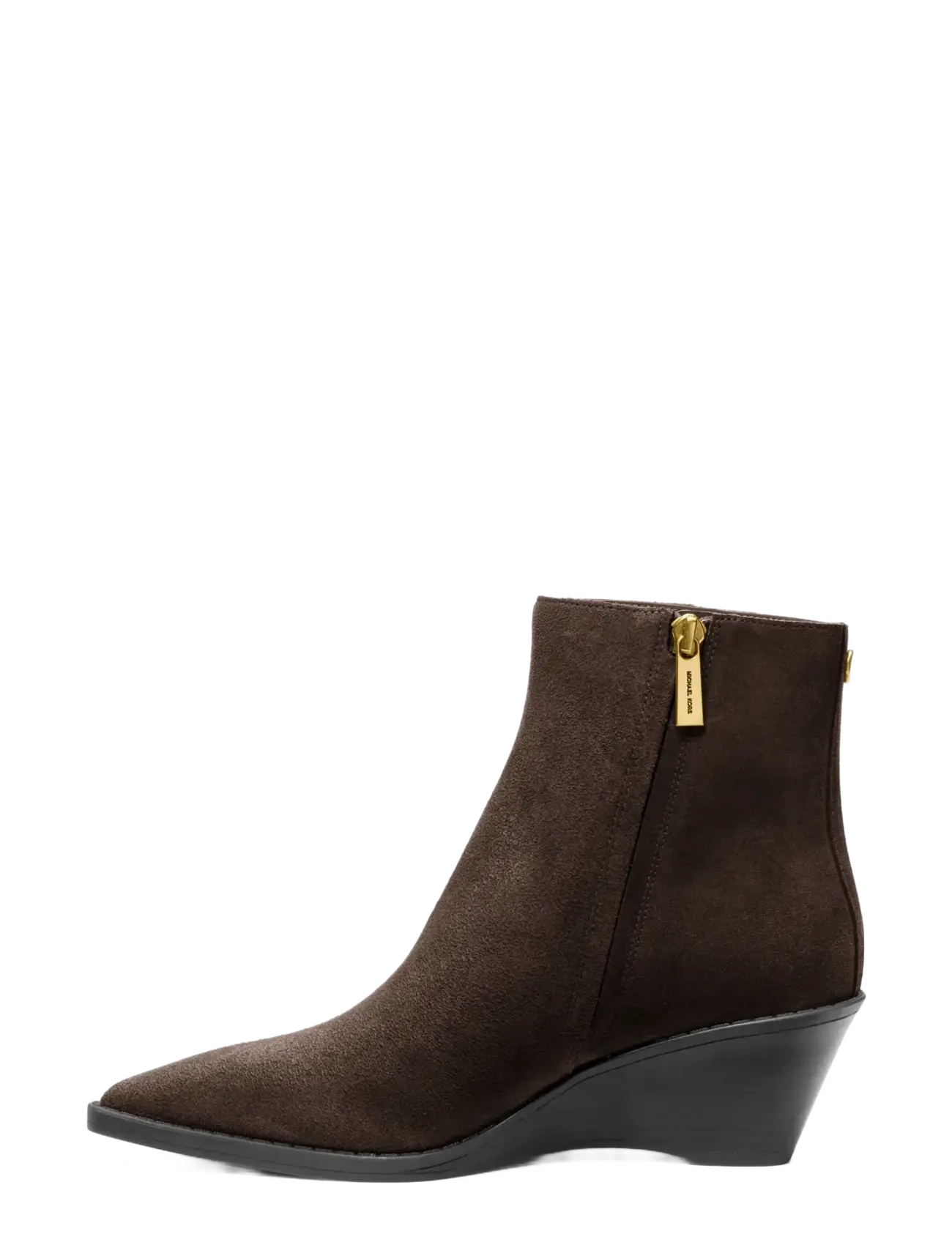 Michael Kors - AUSTIN WEDGE BOOTIE - stiefeletten mit absatz - chocolate - 1