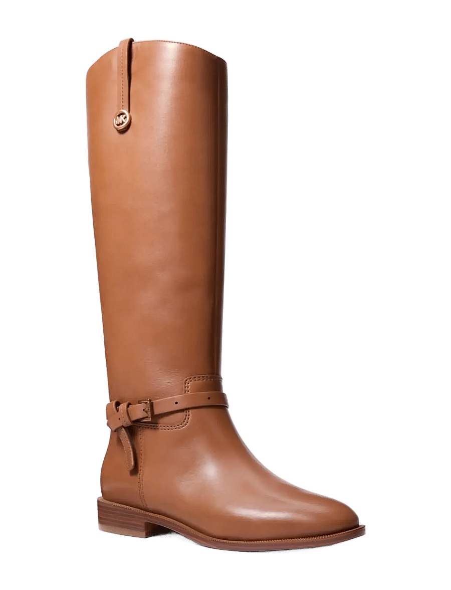 Michael Kors - BEVERLY FLAT BOOT - kniehohe stiefel - luggage - 1