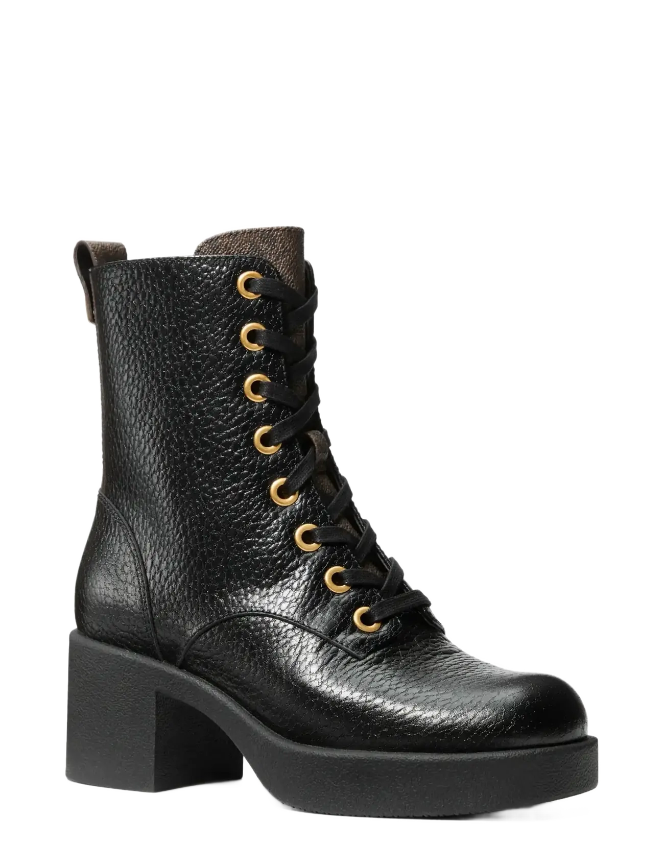 Michael Kors - BRYANT LACE UP BOOTIE - blk/brown - 1