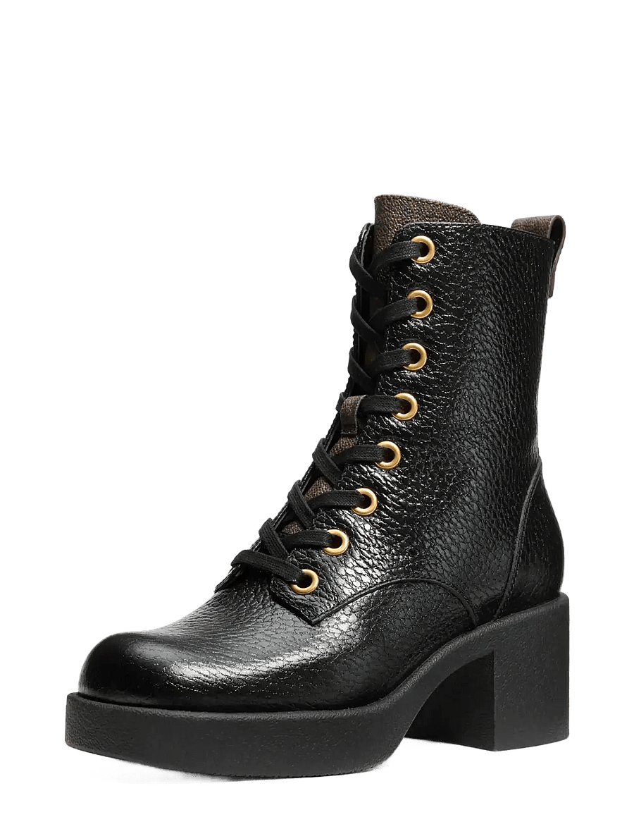 Michael Kors - BRYANT LACE UP BOOTIE - støvletter - blk/brown - 2