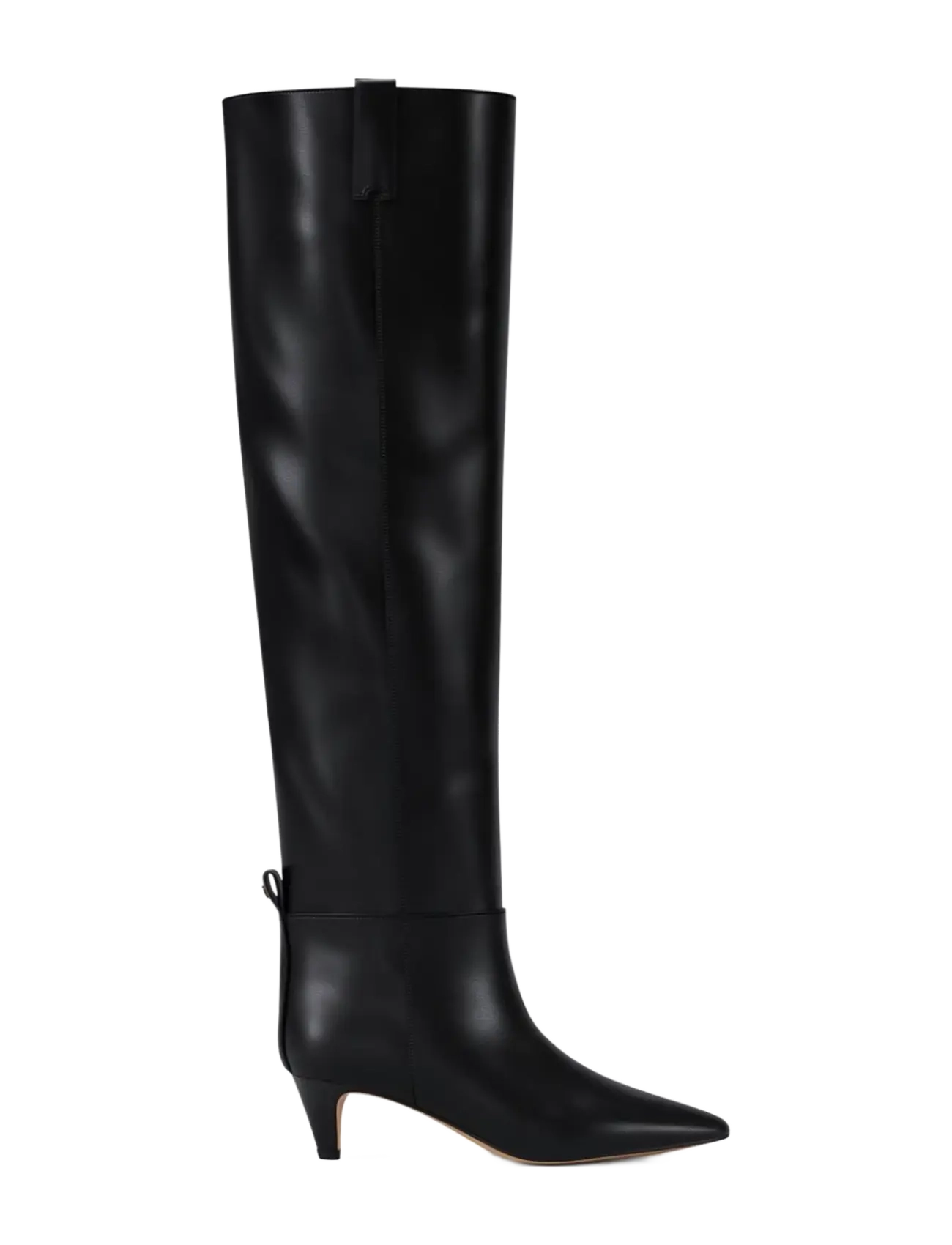 Michael Kors DANIELA KITTEN BOOT - Knee high boots - BLACK / black