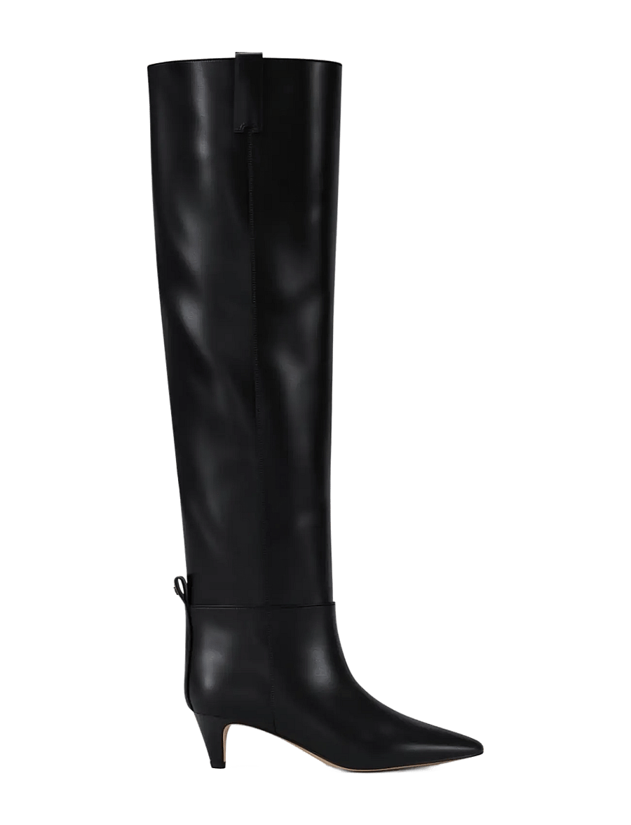 Michael Kors - DANIELA KITTEN BOOT - põlveni saapad - black - 0