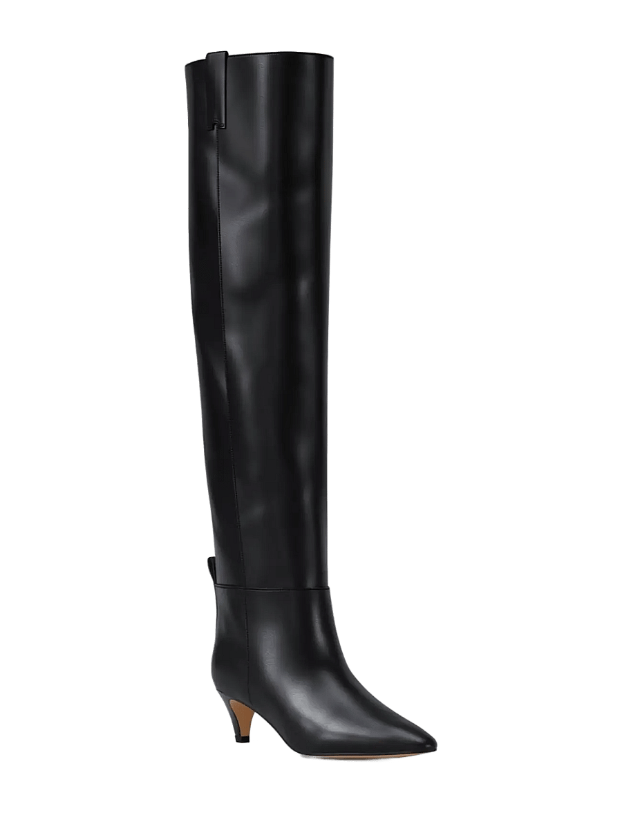 Michael Kors - DANIELA KITTEN BOOT - põlveni saapad - black - 1