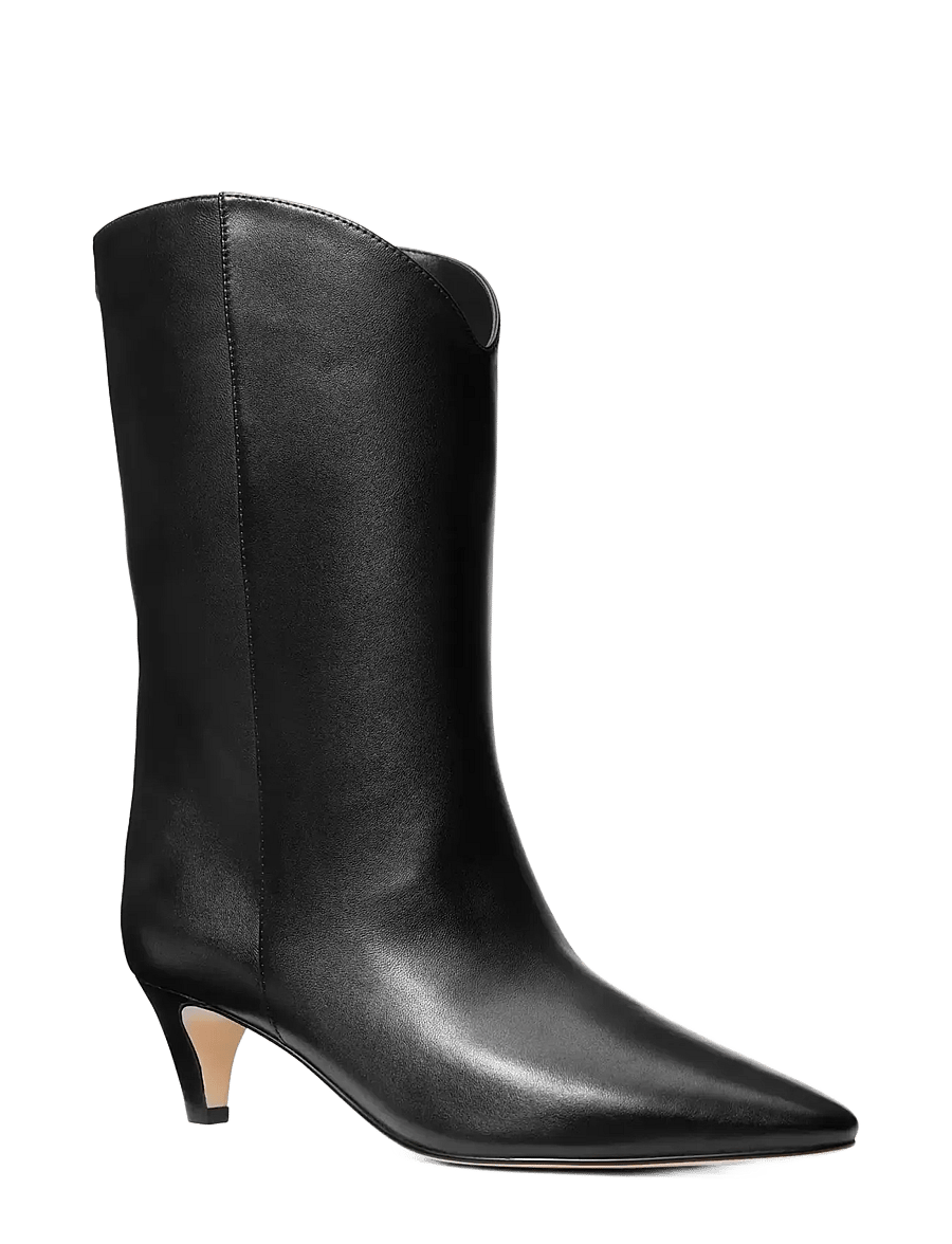 Michael Kors - DANIELA MID BOOT - kontsaga poolsaapad - black - 2