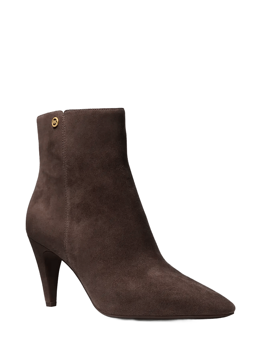 Michael Kors - DANIELA HEELED BOOTIE - kontsaga poolsaapad - chocolate - 1
