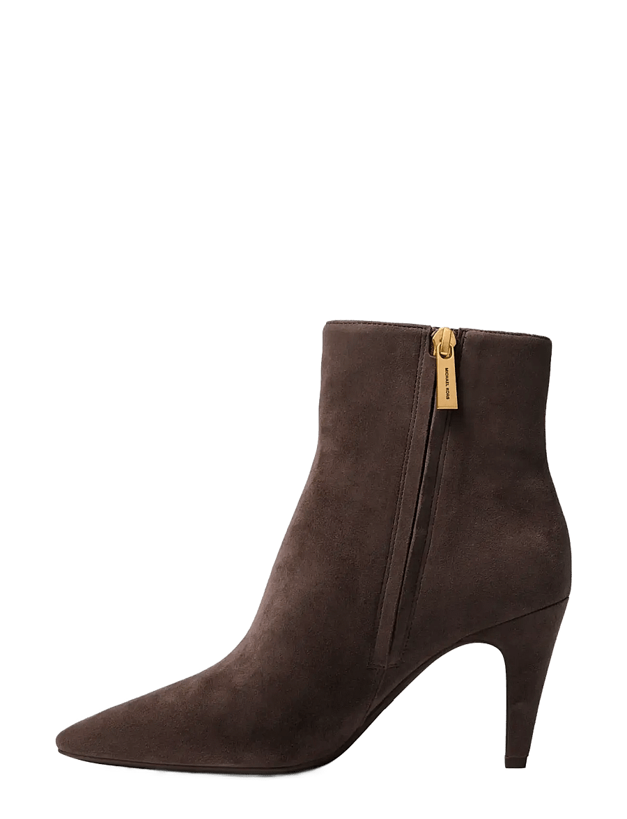 Michael Kors - DANIELA HEELED BOOTIE - kontsaga poolsaapad - chocolate - 2