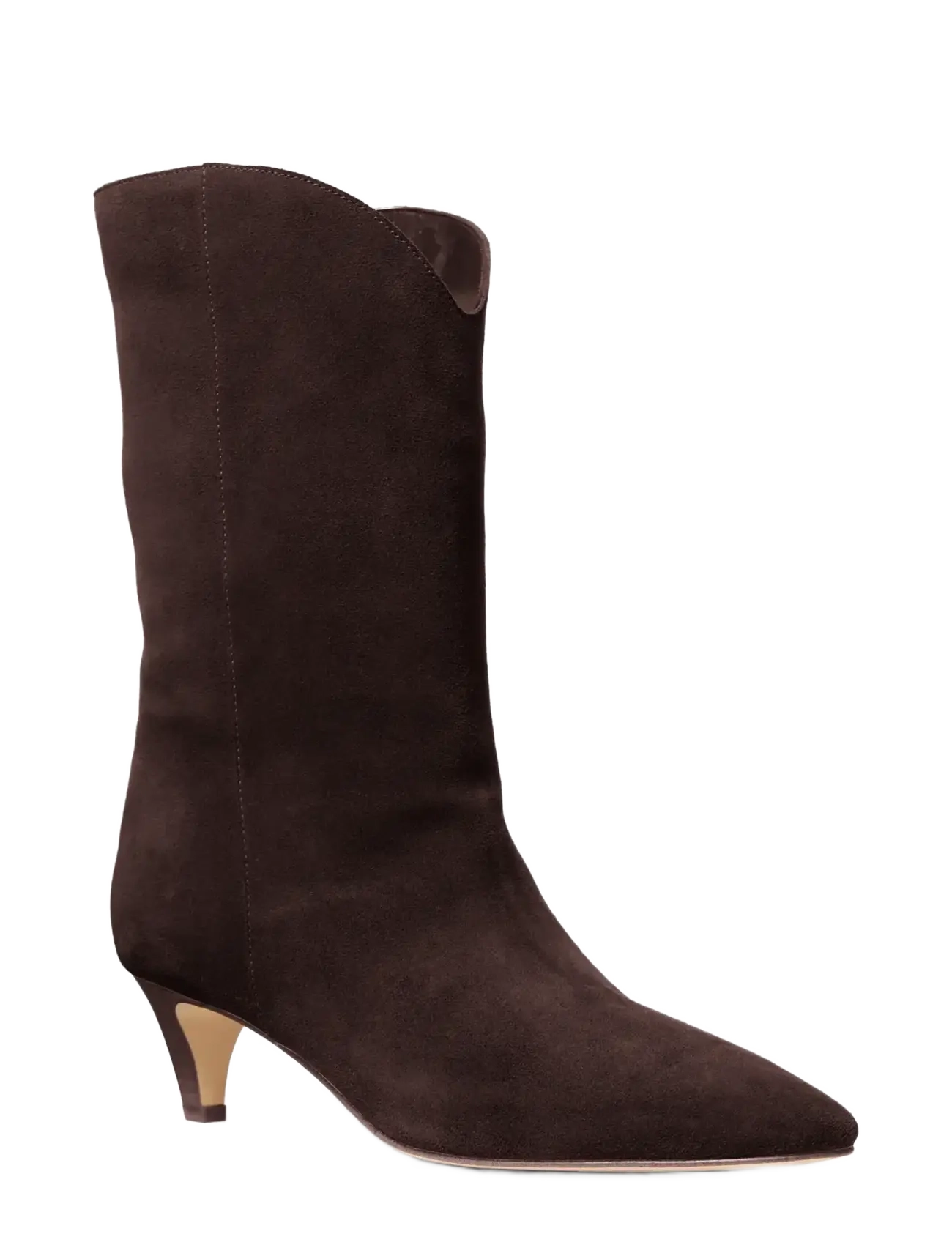 Michael Kors - DANIELA MID BOOT - kontsaga poolsaapad - chocolate - 1