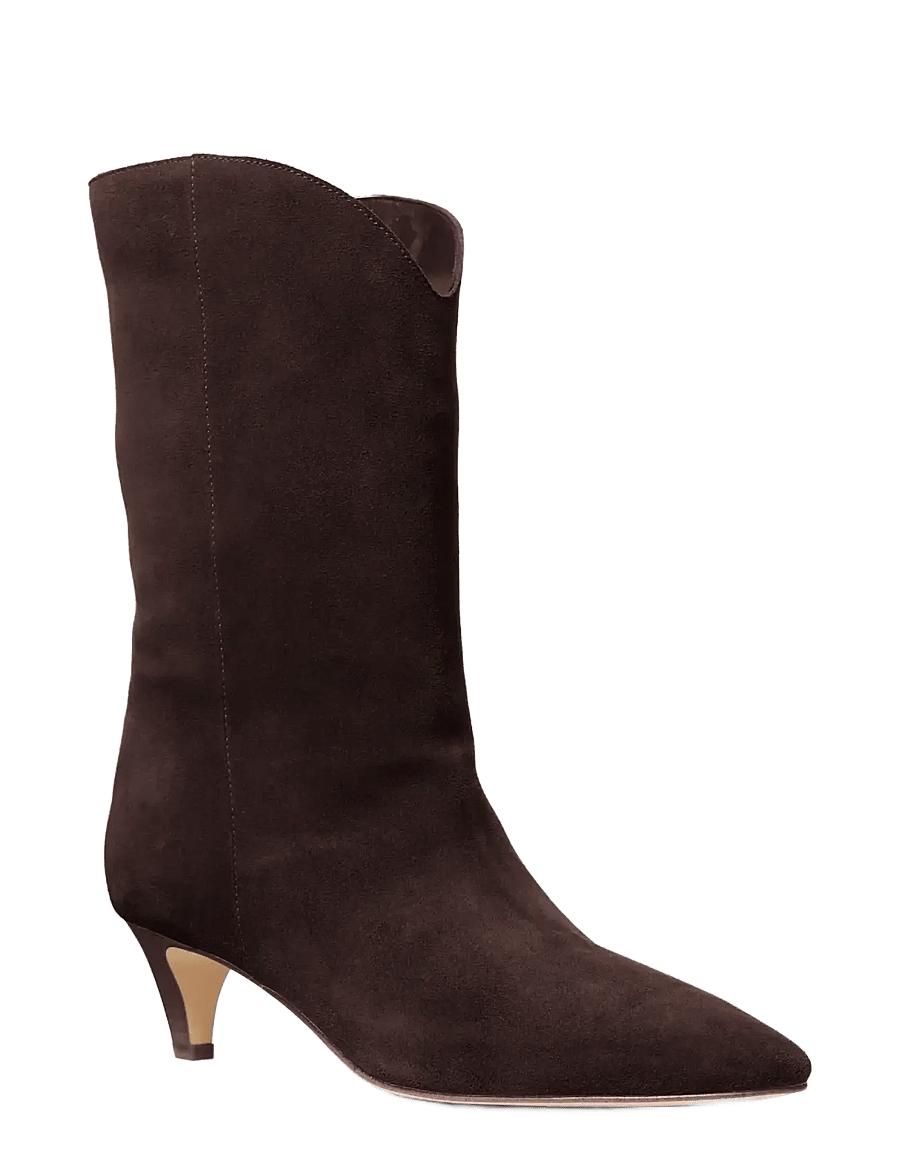 Michael Kors - DANIELA MID BOOT - kontsaga poolsaapad - chocolate - 1