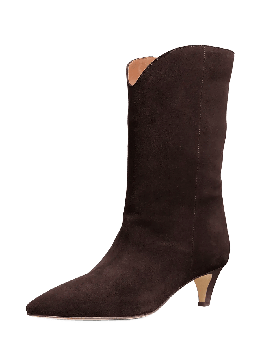 Michael Kors - DANIELA MID BOOT - kontsaga poolsaapad - chocolate - 2