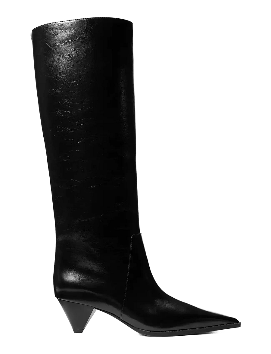 Michael Kors - JAYLA KITTEN BOOT - kniehohe stiefel - black - 0