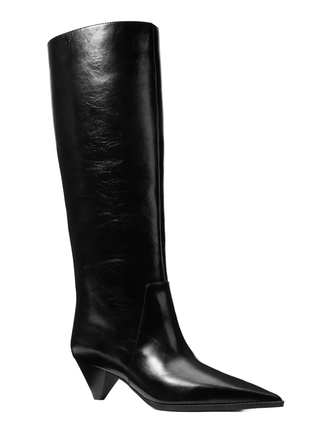 Michael Kors - JAYLA KITTEN BOOT - kniehohe stiefel - black - 1