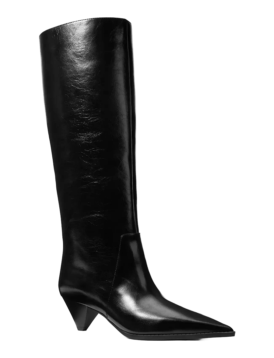 Michael Kors - JAYLA KITTEN BOOT - kniehohe stiefel - black - 1