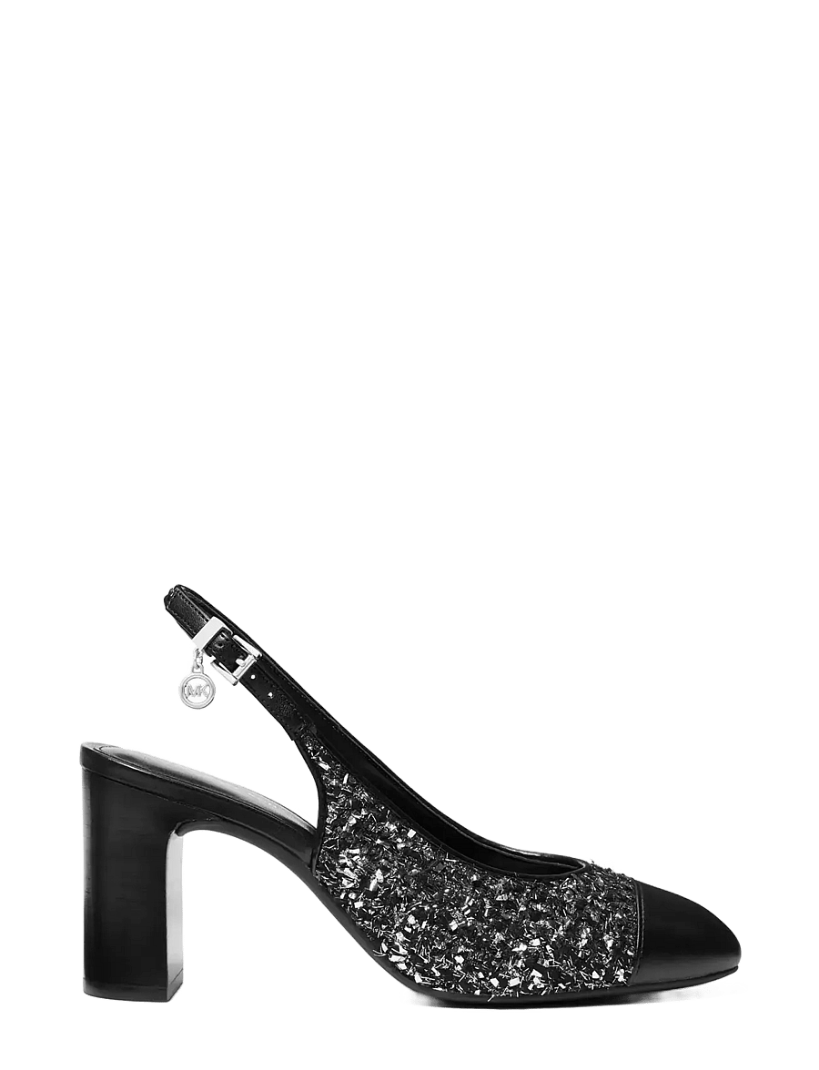 Michael Kors - PIPER FLEX SLING PUMP - slingbacks med hæle - black - 0