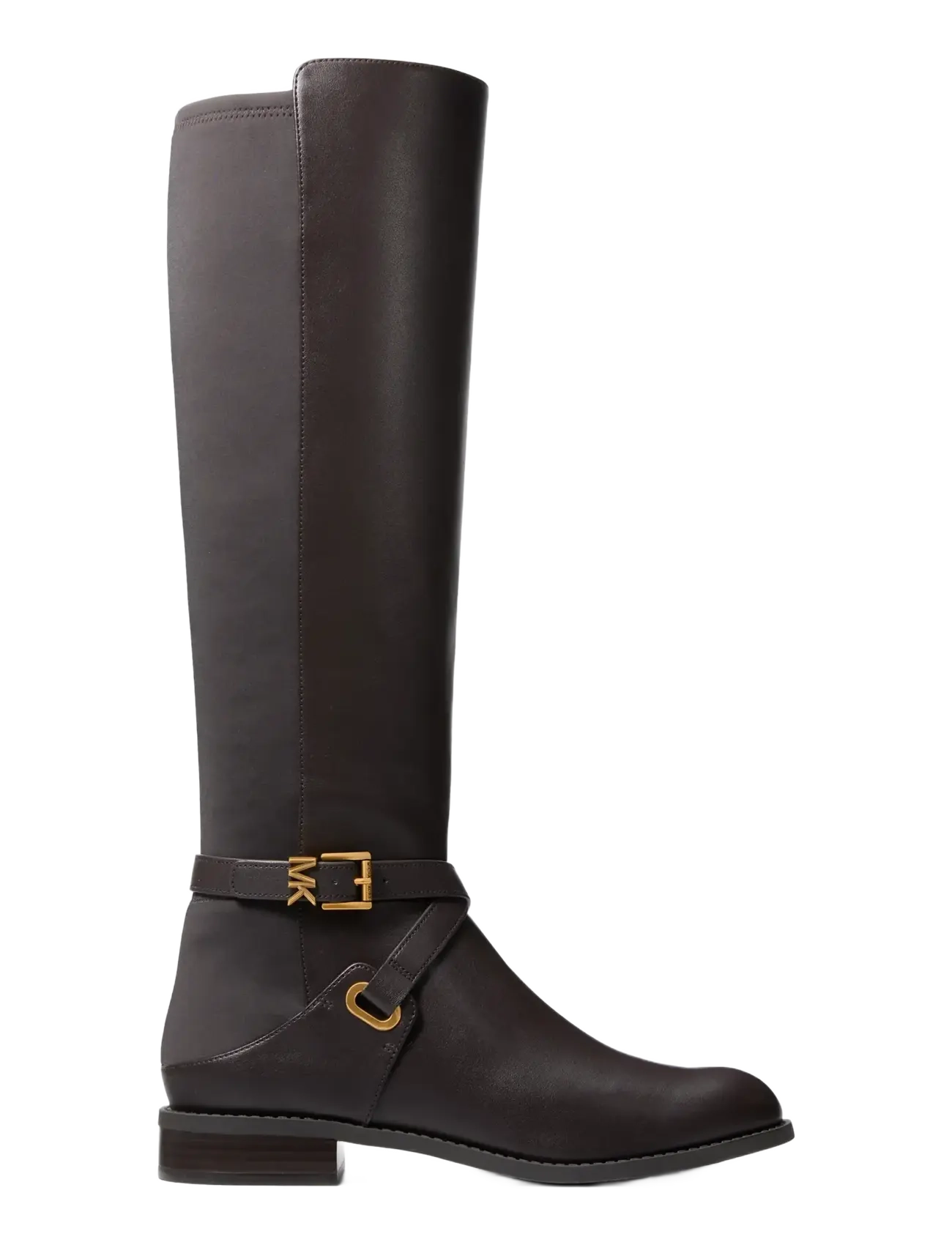 Michael Kors RACHEL FLAT BOOT - Tall boots - CHOCOLATE / brown