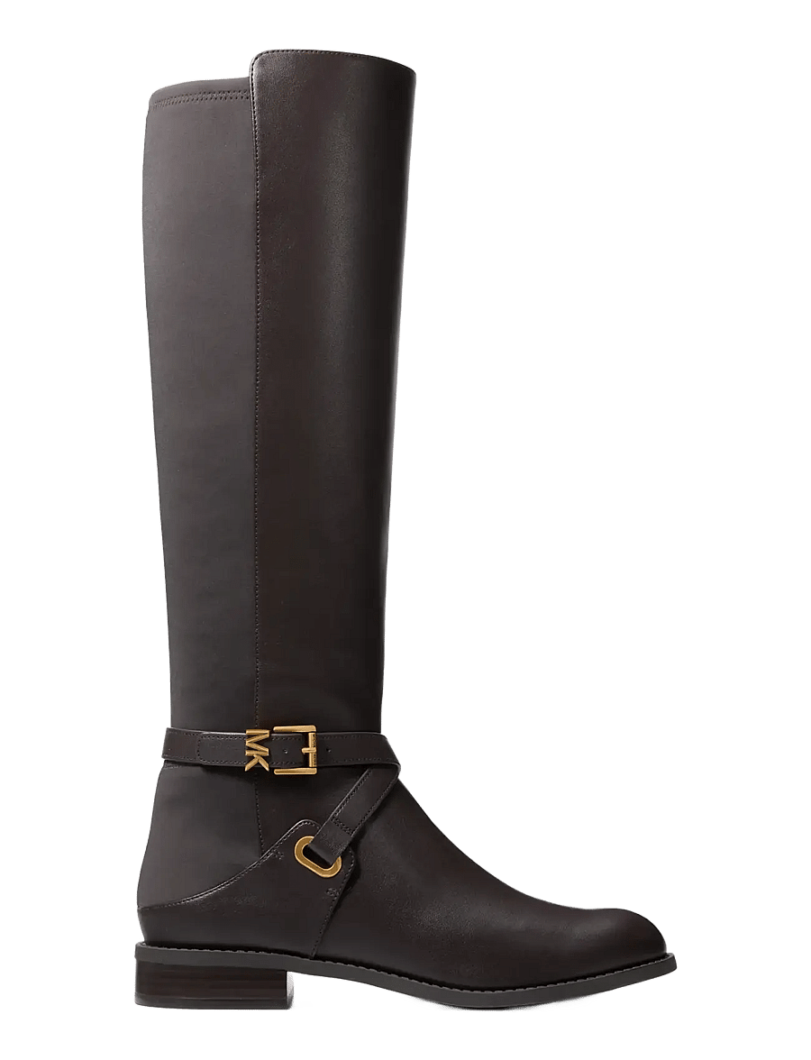 Michael Kors - RACHEL FLAT BOOT - langskaftede støvler - chocolate - 0