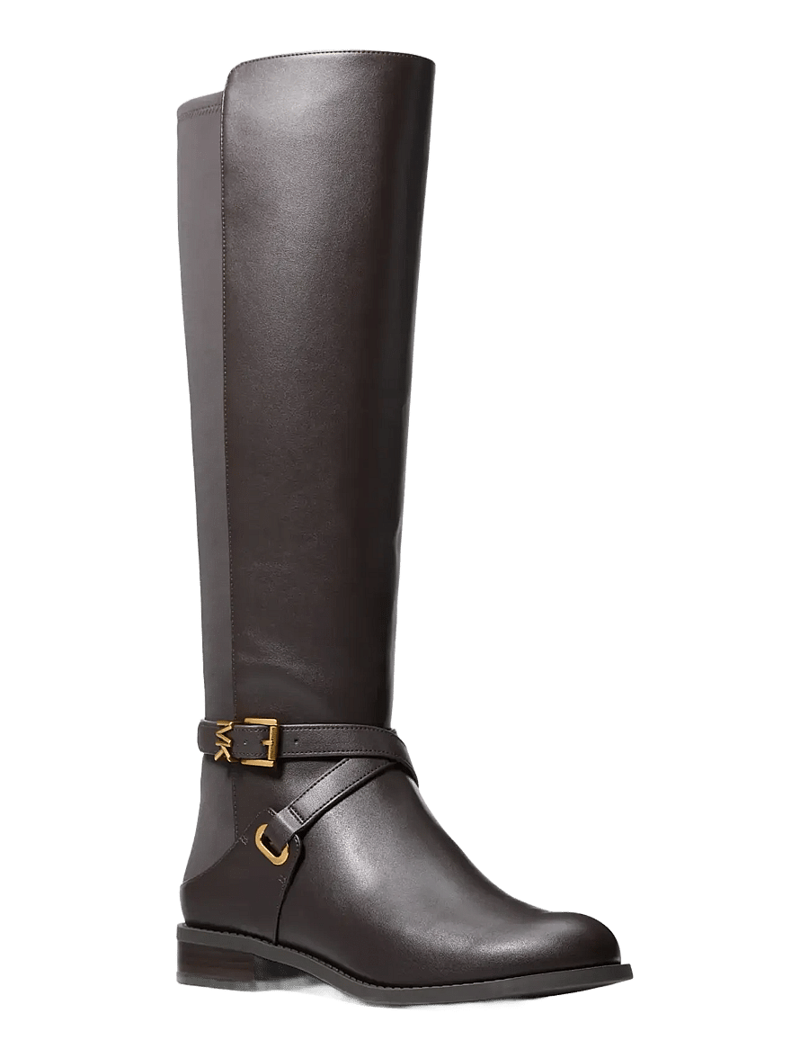 Michael Kors - RACHEL FLAT BOOT - langskaftede støvler - chocolate - 1