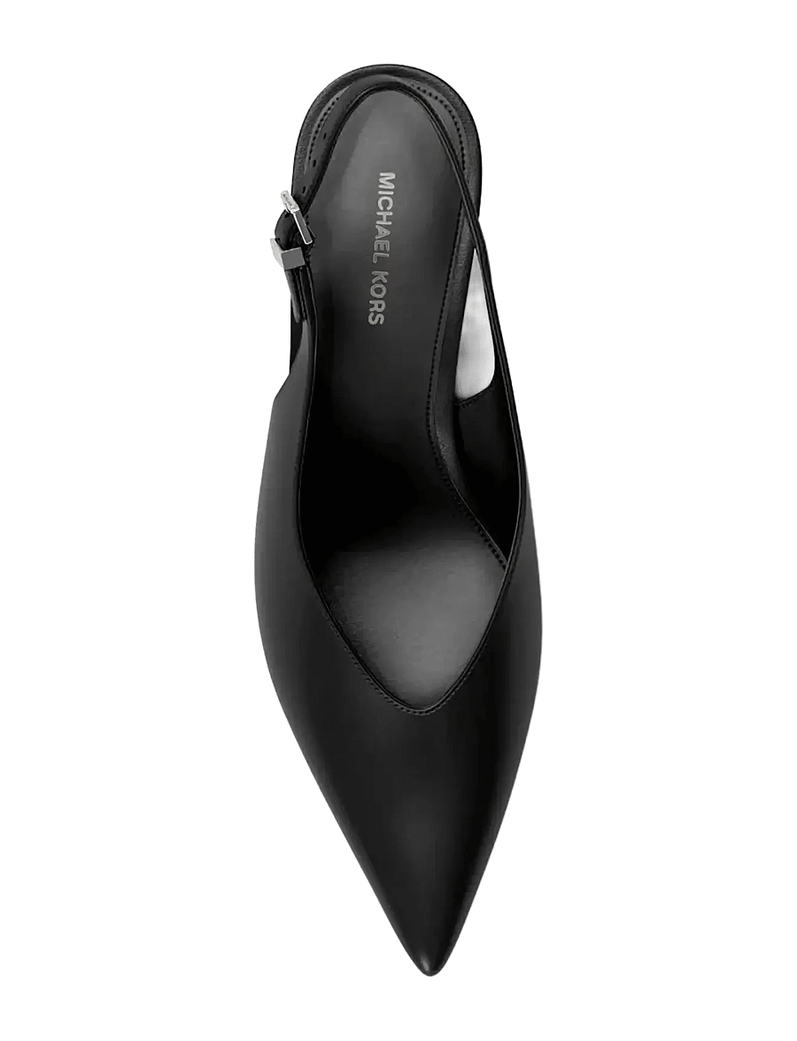 Michael Kors - TONYA KITTEN PUMP - slingbacks mit absatz - black - 2