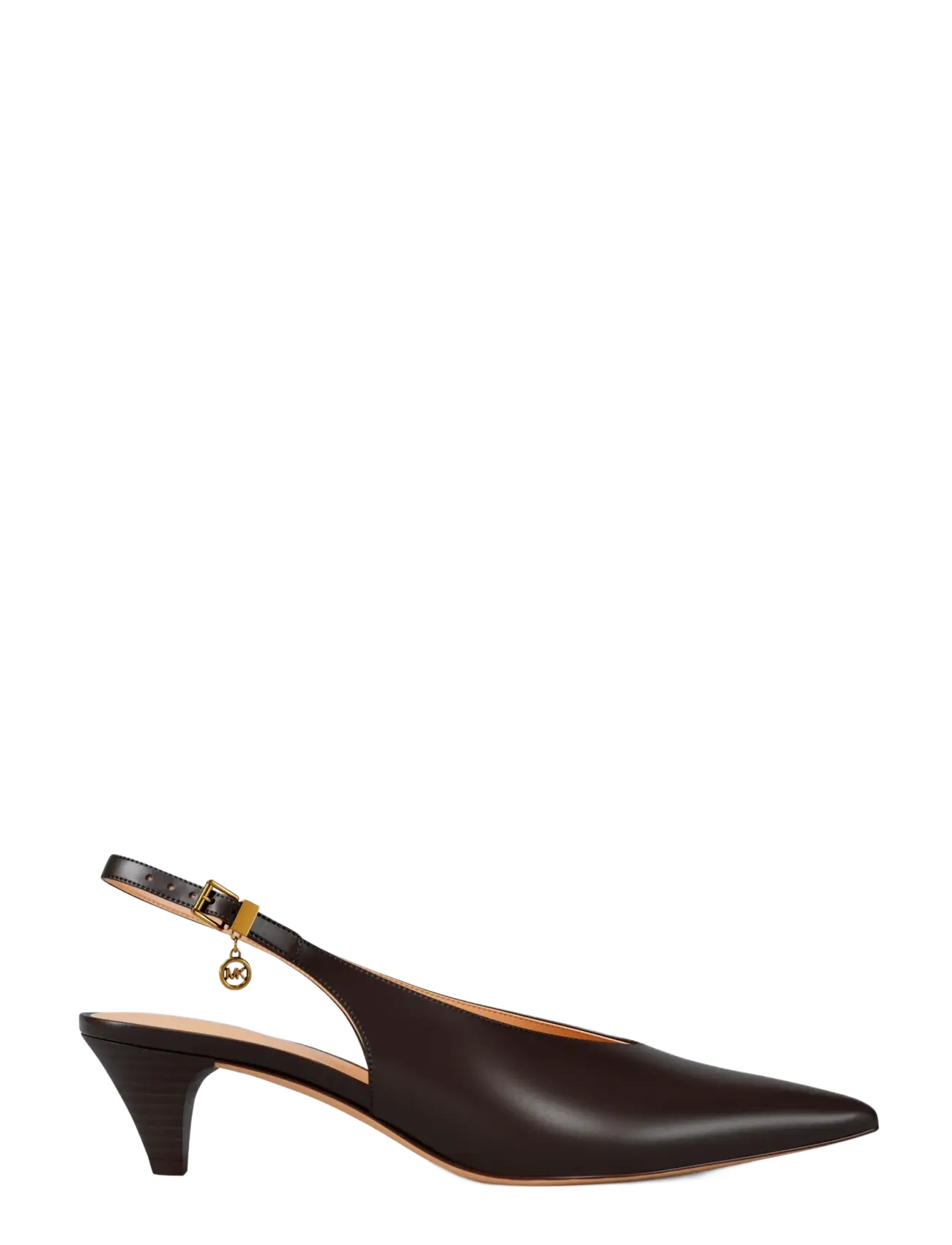 Michael Kors TONYA KITTEN PUMP - Farben der Saison - CHOCOLATE / brown