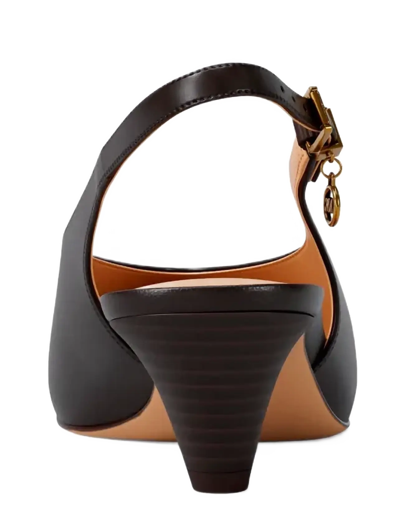 Michael Kors - TONYA KITTEN PUMP - slingbacks mit absatz - chocolate - 4