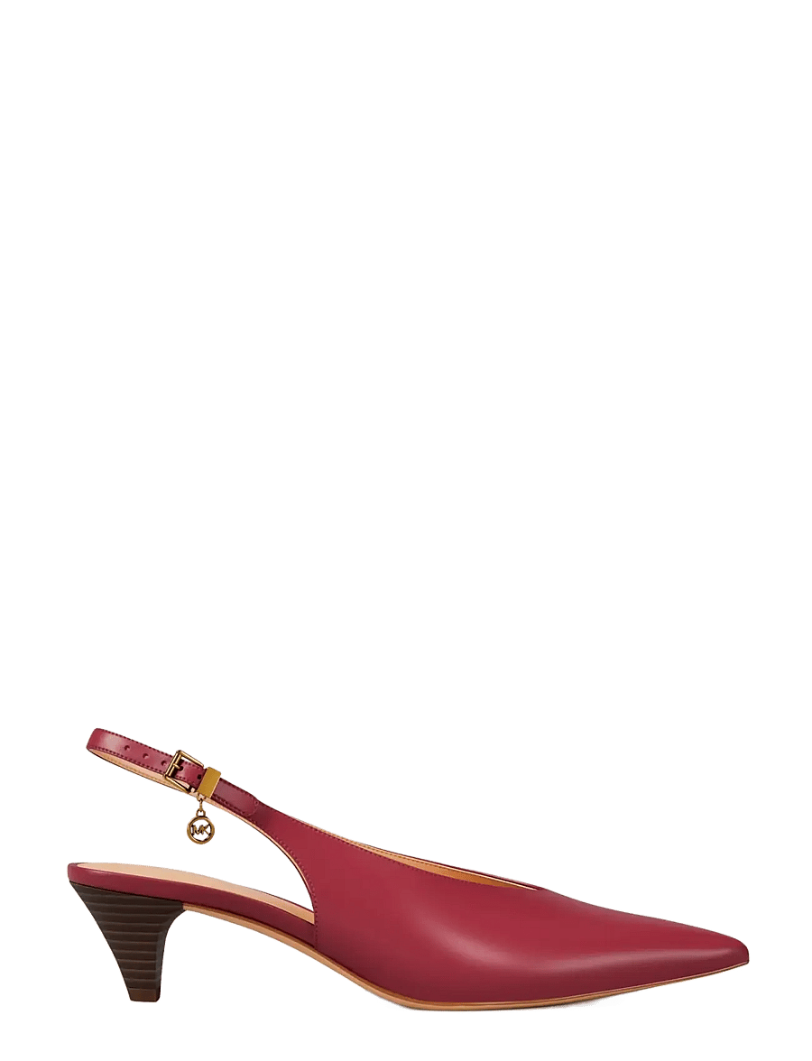 Michael Kors - TONYA KITTEN PUMP - slingbacks mit absatz - deep red - 0