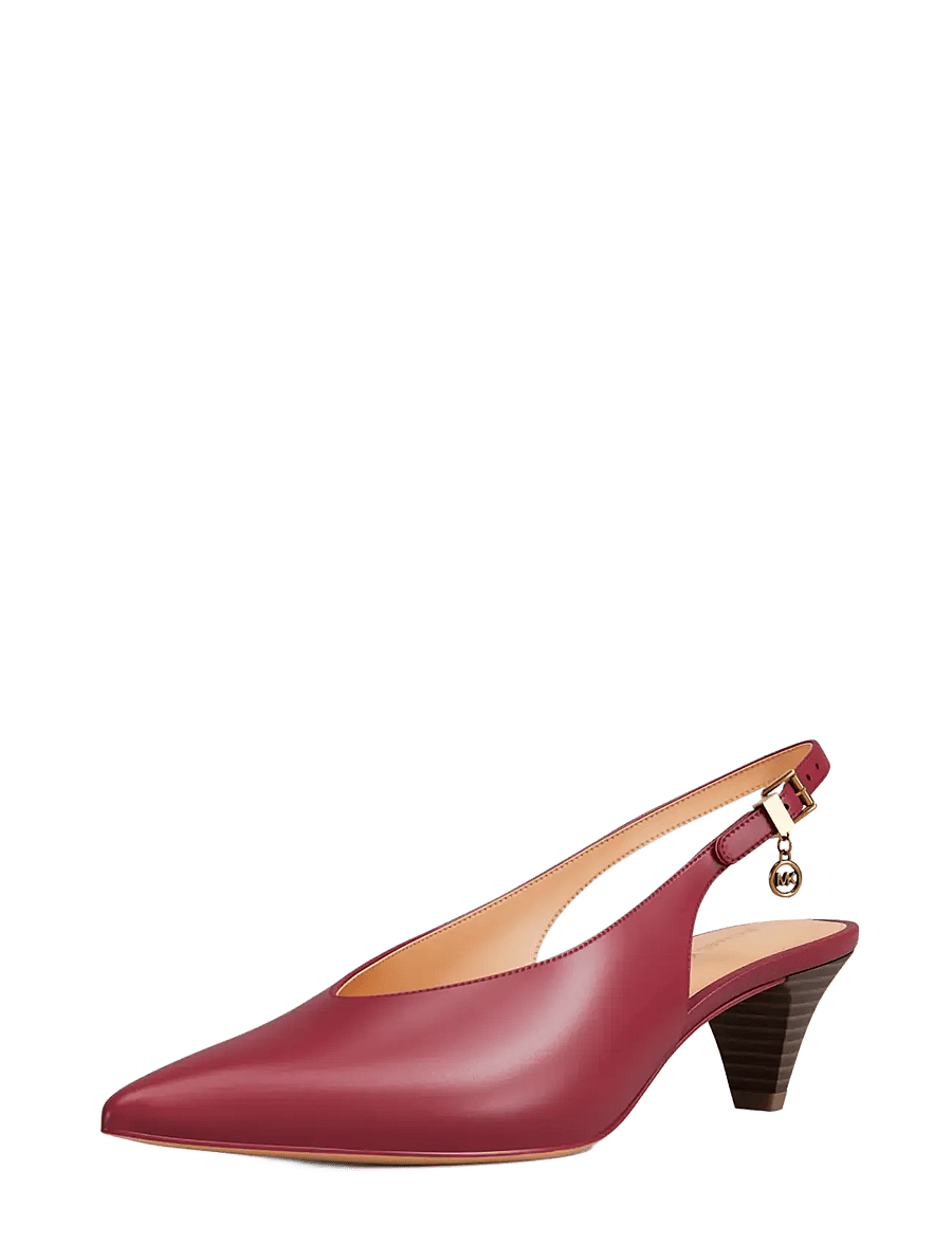 Michael Kors - TONYA KITTEN PUMP - slingbacks mit absatz - deep red - 2